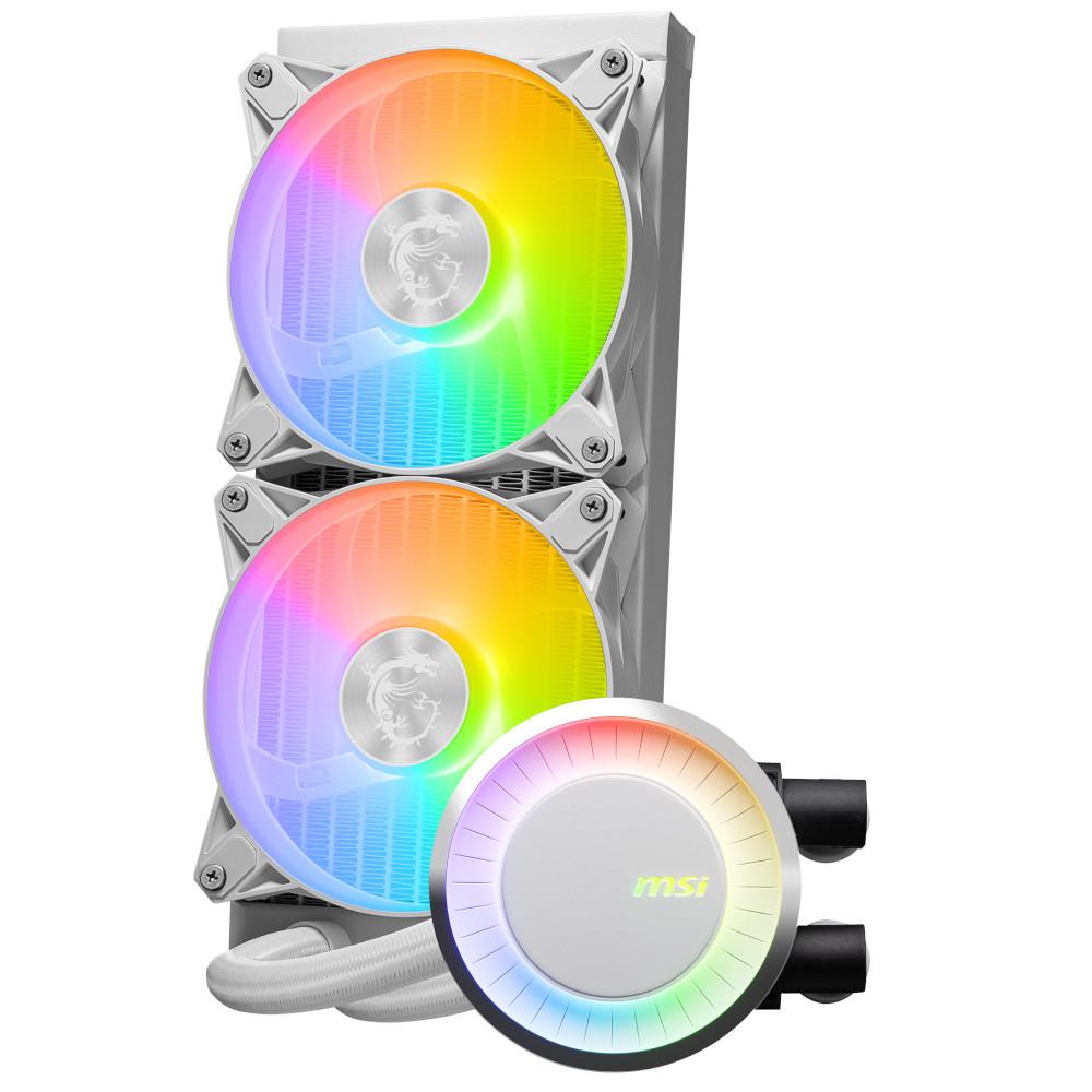 Cooler Procesor MSI MAG CORELIQUID E240 Alb | Liquid Cooling ARGB - imagine 2