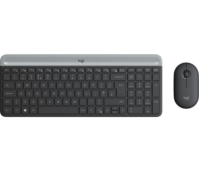 Tastatură și Mouse Wireless Logitech MK470 Slim - Graphite - imagine 4
