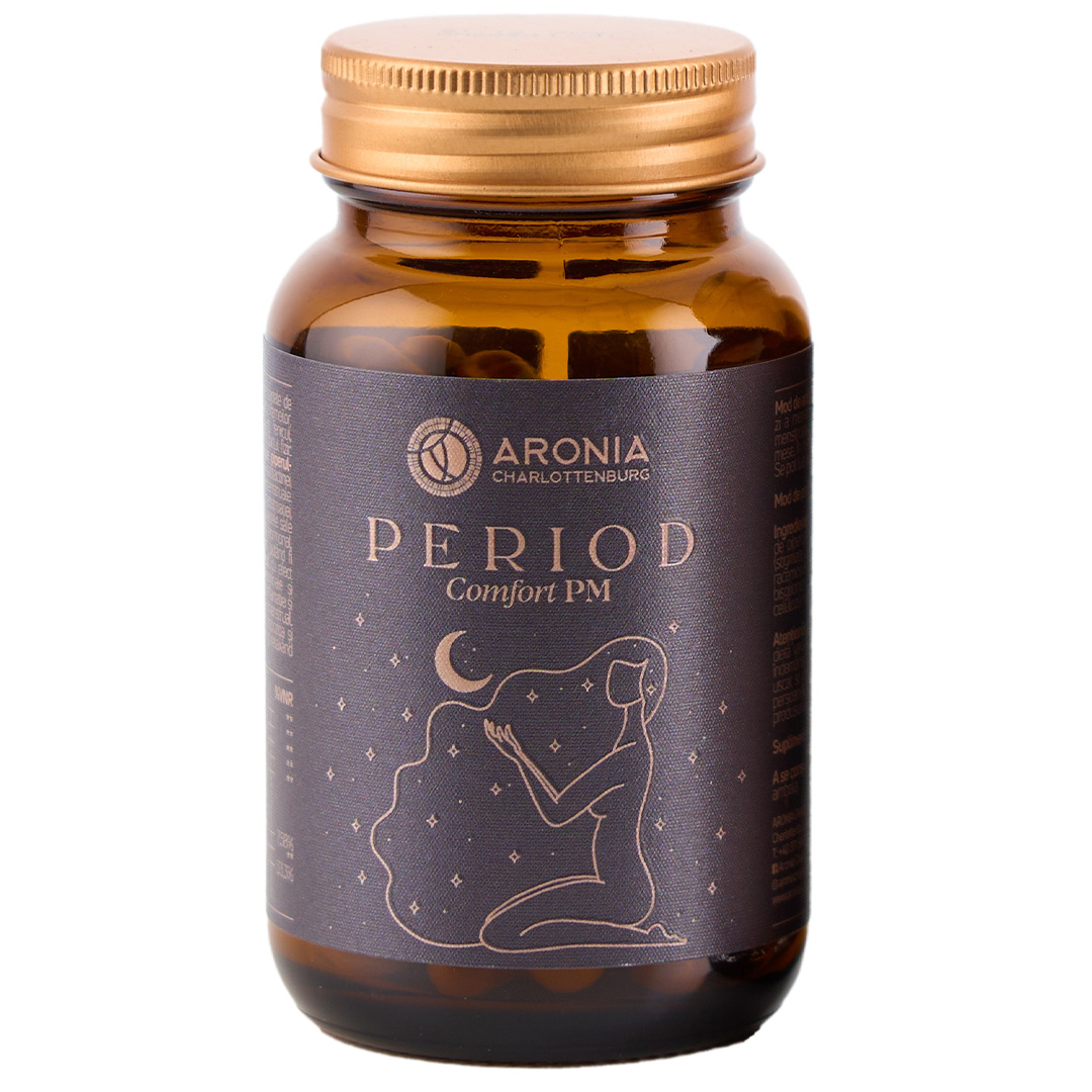 Supliment menstrual Period Comfort PM, Aronia, 60 capsule