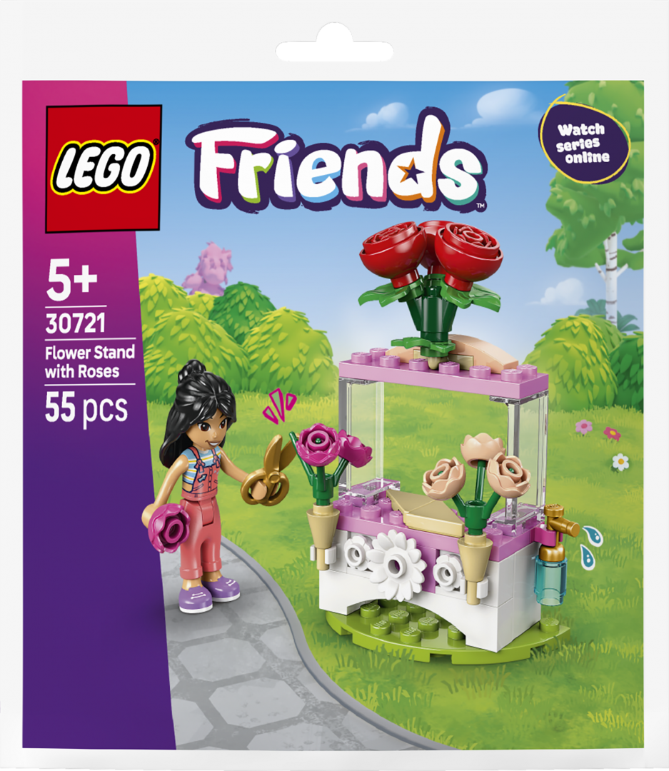 LEGO 30721 Stand cu Trandafiri - Set Creativ pentru Copii
