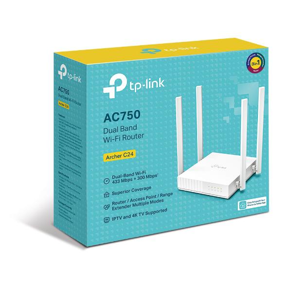 Router Wireless TP-LINK Archer C24 AC750 Dual-Band - imagine 5
