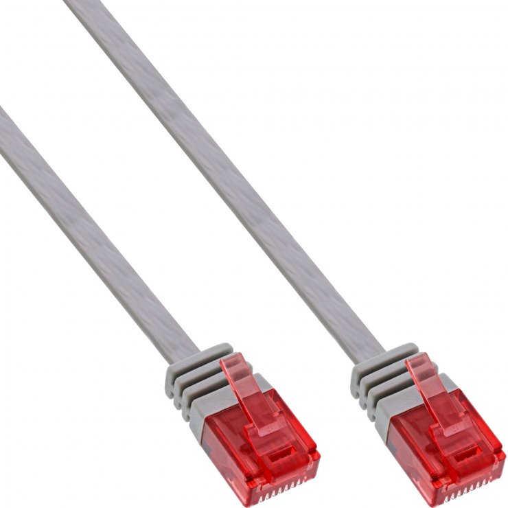 Cablu Rețea RJ45 Cat.6 UTP 10m Ultra-Plat InLine
