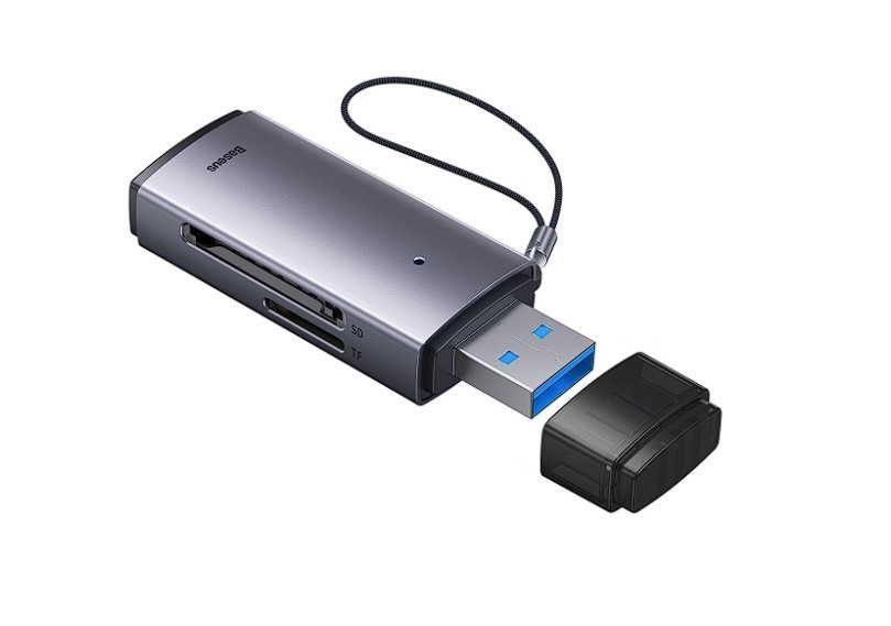 Card Reader USB 3.0 Baseus Gri - Transfer Rapid SD/microSD