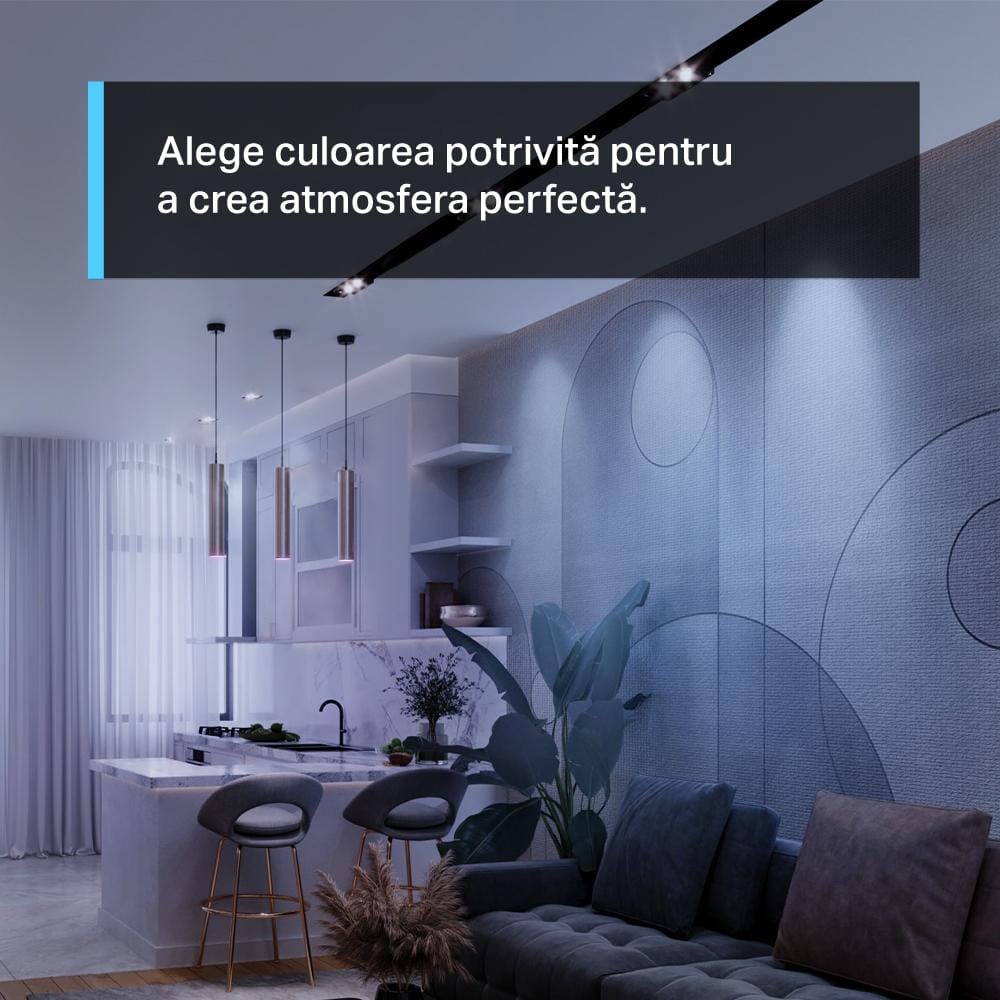 Bec Inteligent TP-Link Tapo L630 RGB GU10, 350lm - imagine 4