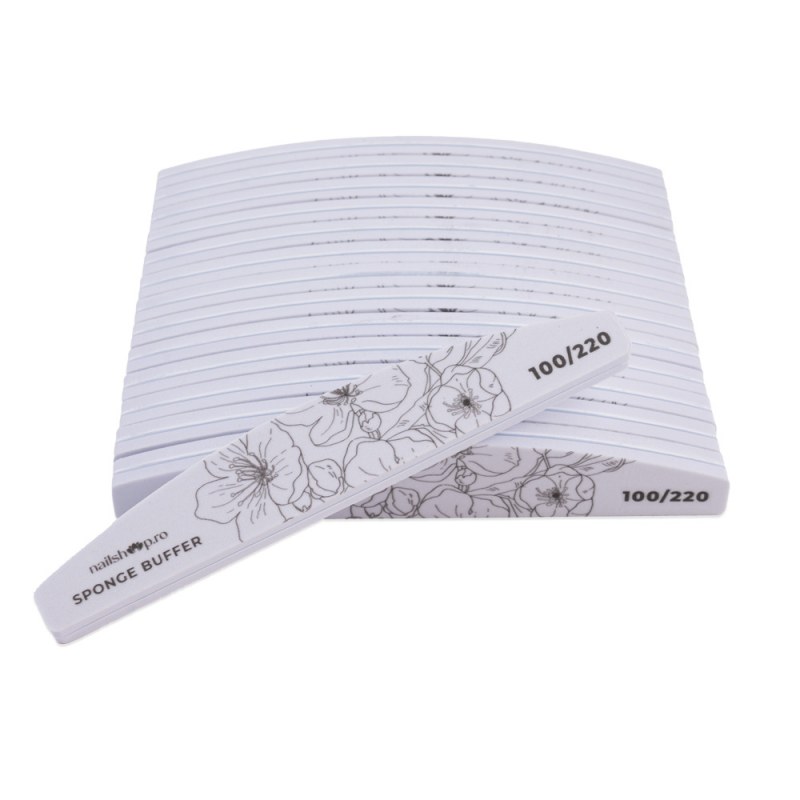 Set 14 Buffer Semiluna Nailshop 100/220
