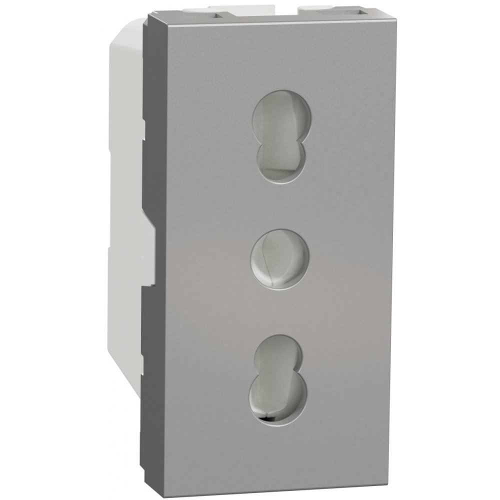 Priză Italiană 16A Schneider Unica Aluminiu