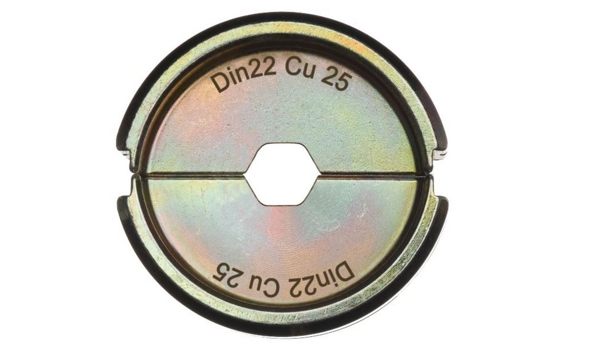 Bac Sertizare Milwaukee DIN22 CU 25mm Hex pentru Cupru