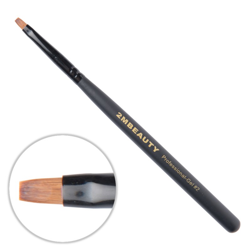 Pensula Gel 2M Black Beauty nr.2 | Păr Natural