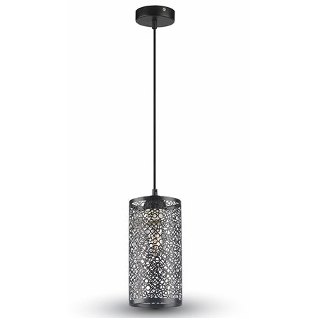 Pendul Tavan E27 Negru Mat V-TAC