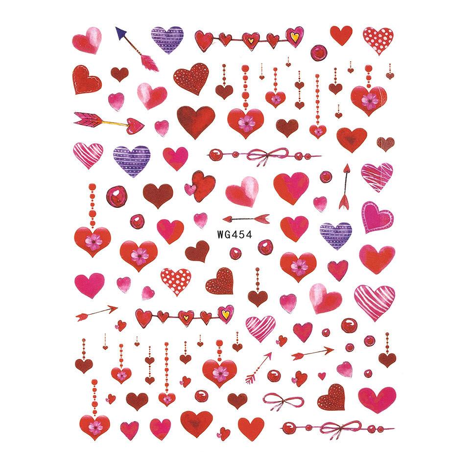 Abtibild Unghii SensoPRO Milano Love Struck WG454
