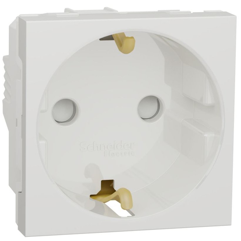Priza 2 Module Schneider Unica cu Obturator