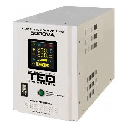 UPS centrala termica TED Electric 5000VA 3500W sinus pura