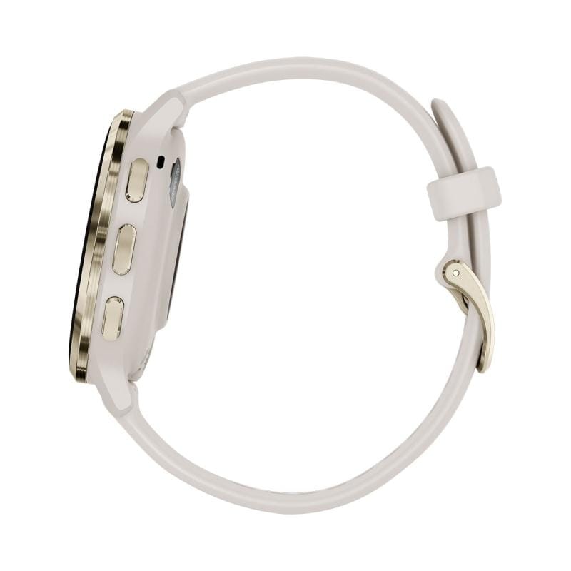 Ceas Smartwatch Garmin Venu 3S Ivory/Soft Gold | Display AMOLED - imagine 10