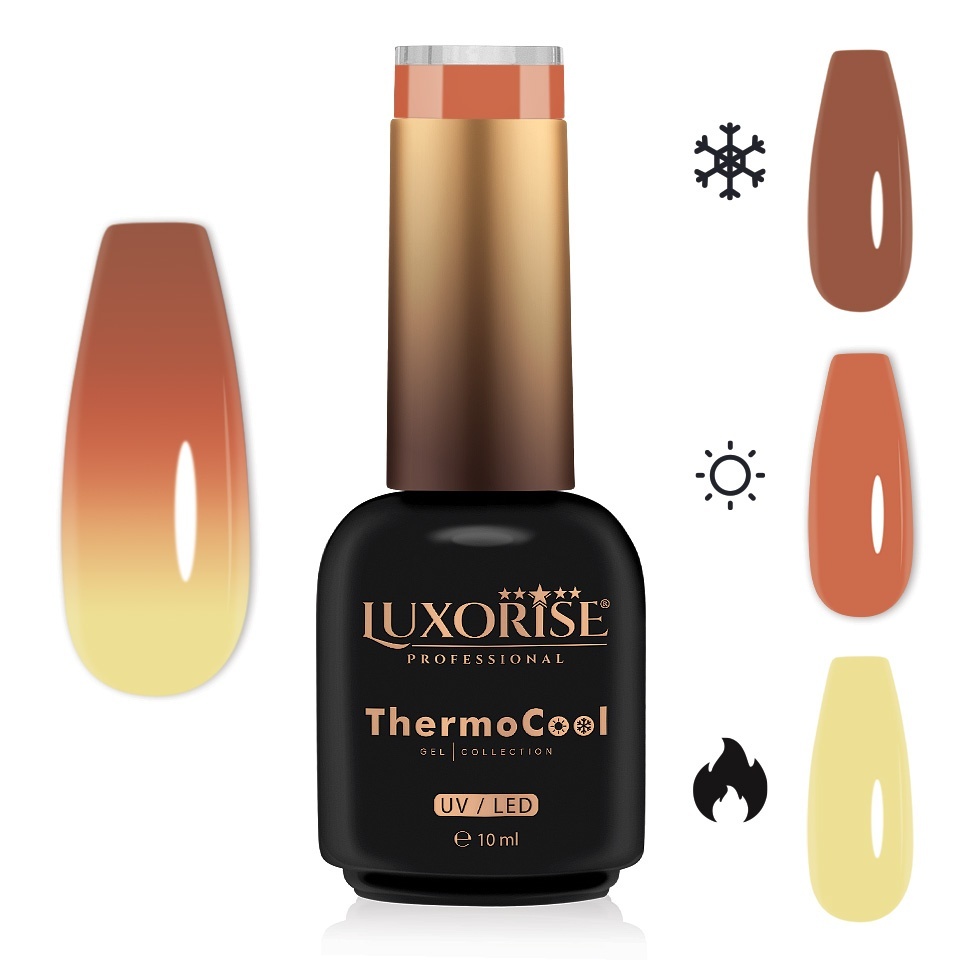 Oja Semipermanenta Termica 3 Culori LUXORISE ThermoCool