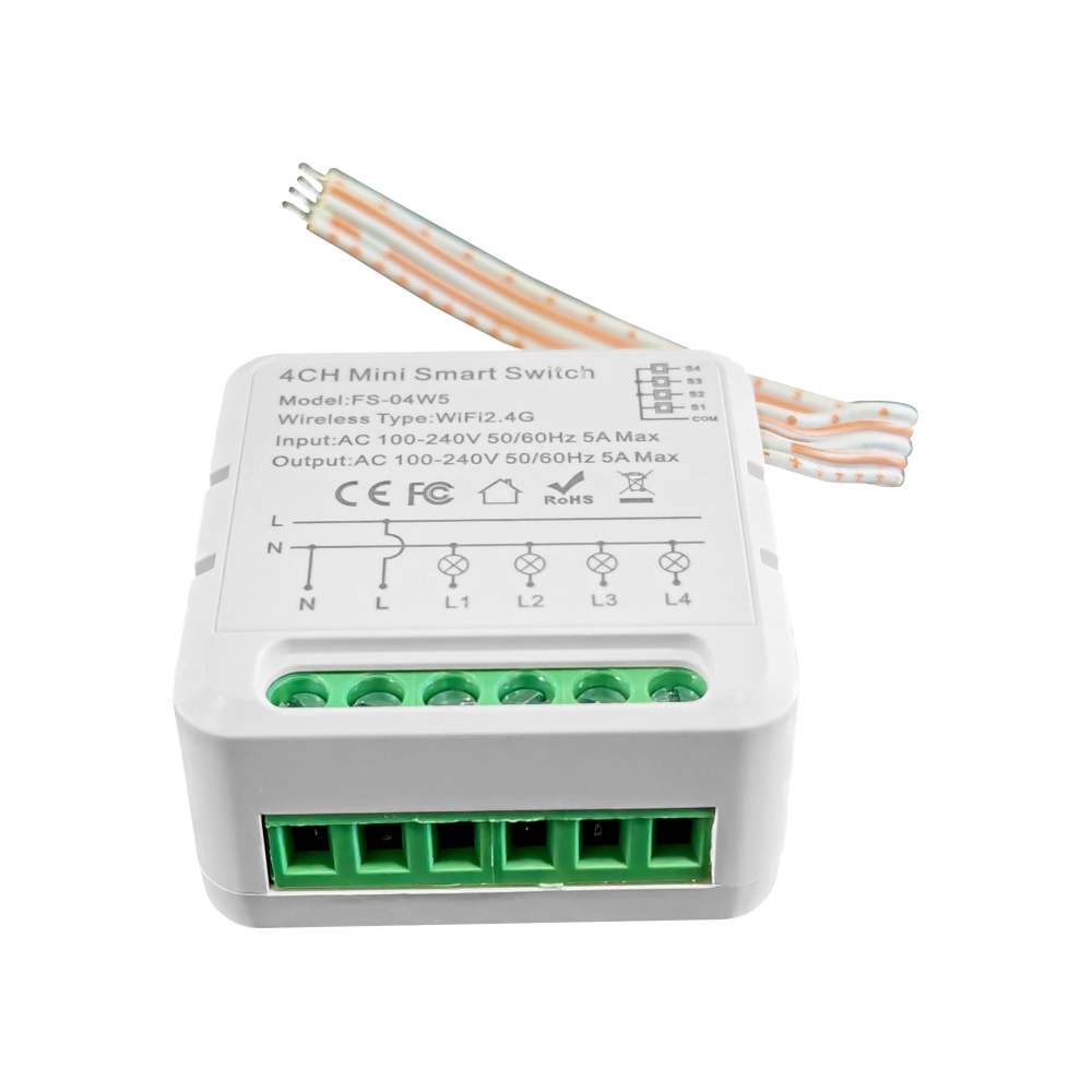 Releu Wi-Fi LUXION 4 Canale, Timer, Control Vocal - imagine 5