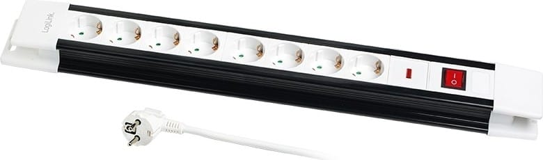 Prelungitor LogiLink LPS207, 8 Prize, 3m, 16A - imagine 2