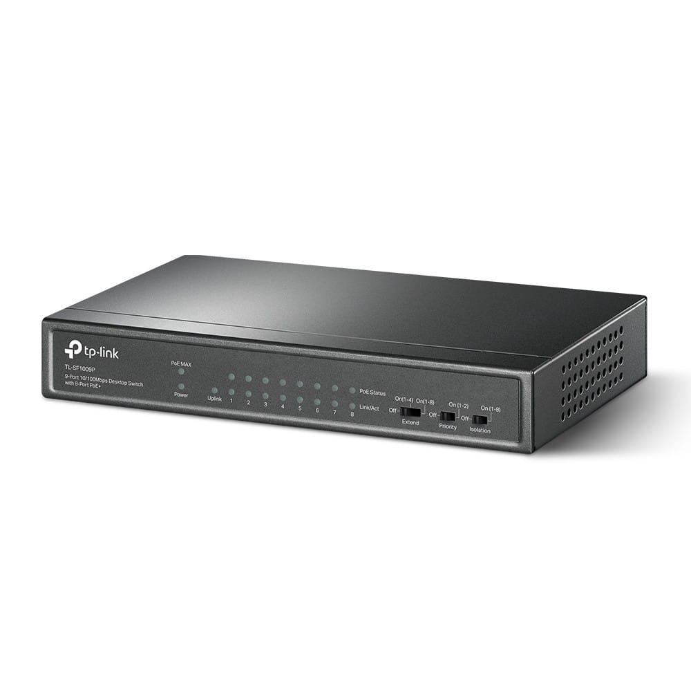 Switch TP-LINK TL-SF1009P 9 Porturi PoE 65W - Rețea Profesională - imagine 10