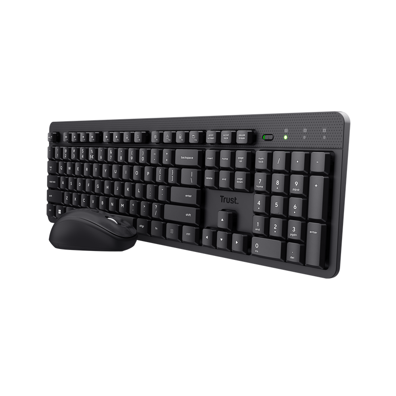Kit Wireless Trust Ody II - Tastatură Silentioasă și Mouse 1600 DPI - imagine 4