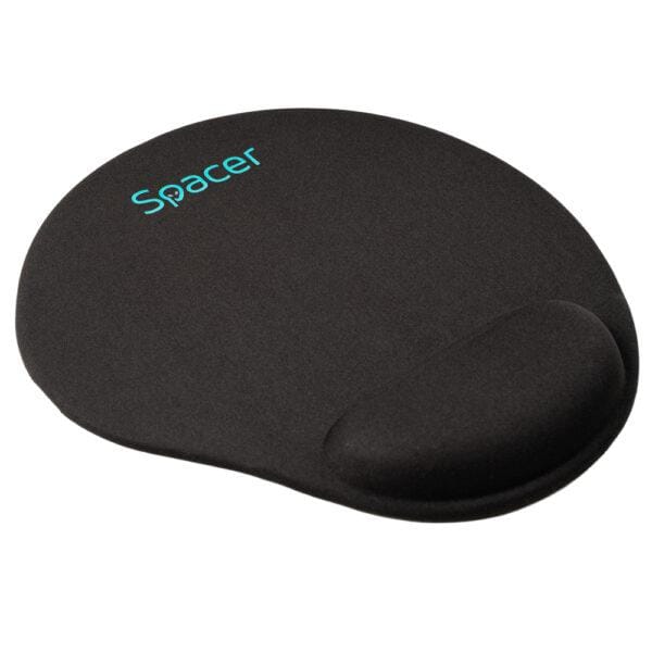 Mousepad Spacer cu Gel pentru Încheietură 240x220mm Negru - imagine 2