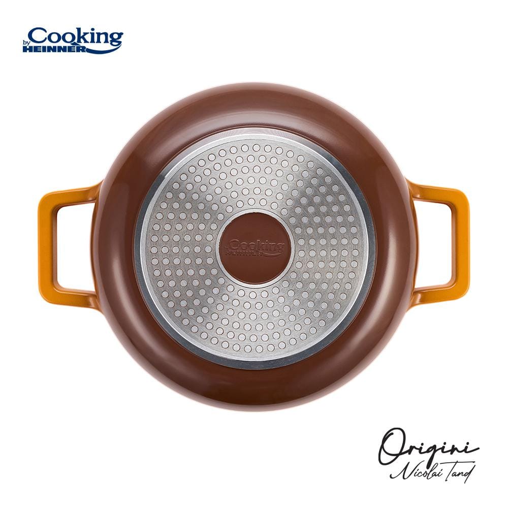 Cratiță Aluminiu Turnat 26cm 3.4L cu Capac - Heinner Nicolai - imagine 15