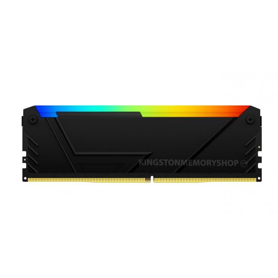 Kingston Fury Beast RGB 32GB DDR4 3600MHz | Memorie RAM Gaming - imagine 3