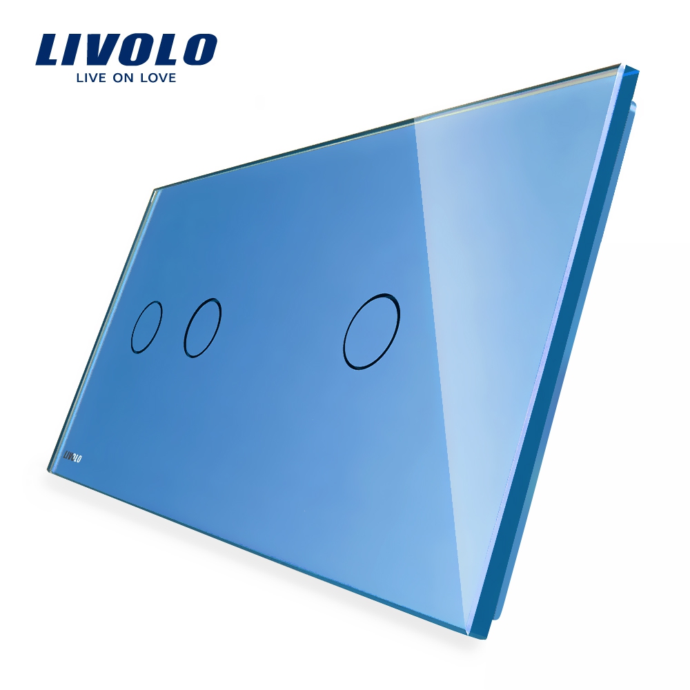 Panou Touch Livolo Sticlă Dublu+Simplu - imagine 12