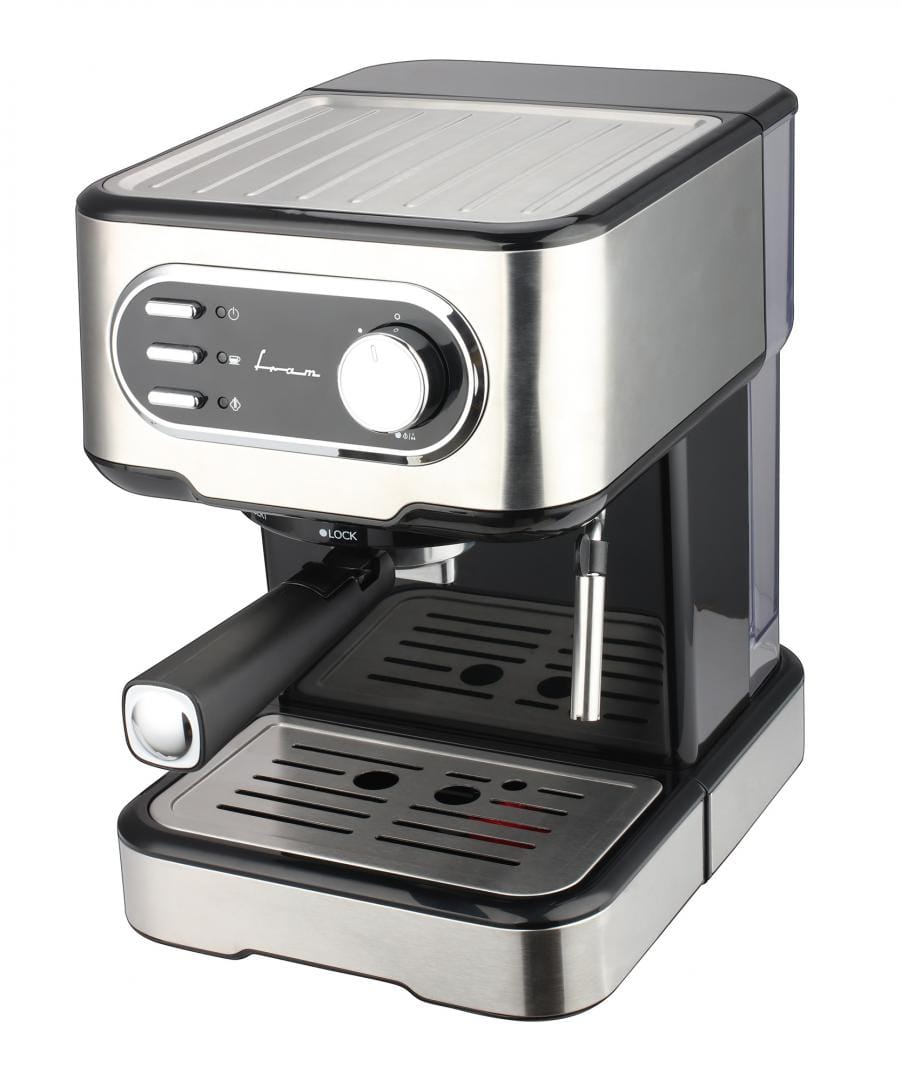 Espressor Fram FEM-850BKSS 15 bar - Cafea de Cafenea Acasă - imagine 2