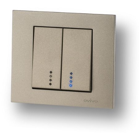 Comutator cu Led Ovivo OV00213, 10A, 250V, Titan, IP20