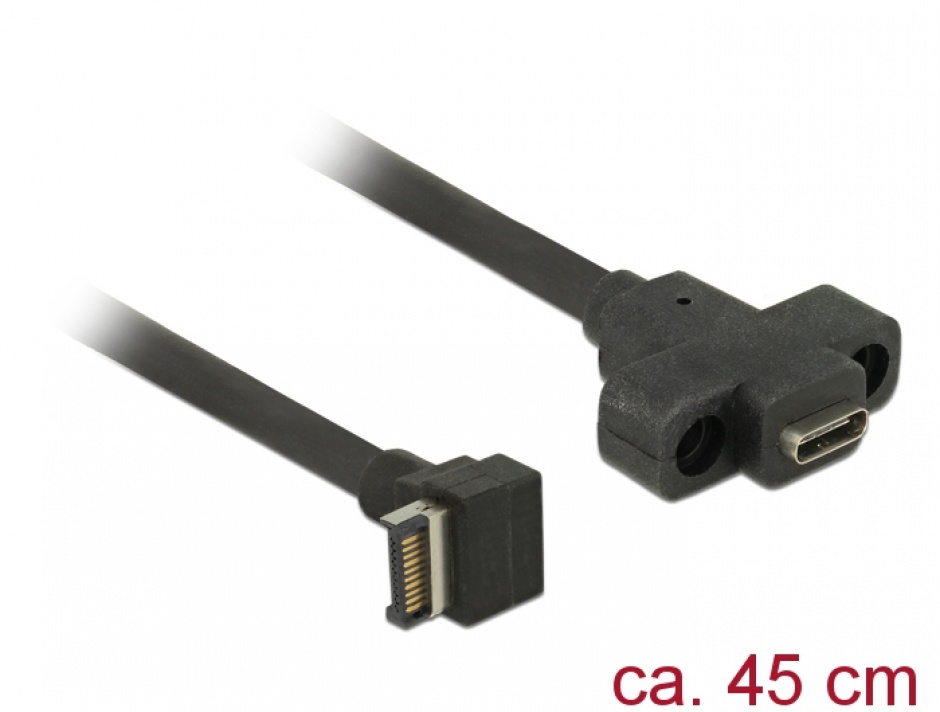 Cablu USB 3.1 Gen 2 Key A la USB-C 45cm, Delock