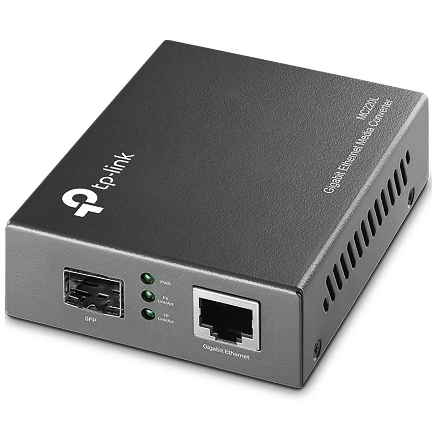 Media Convertor Gigabit TP-Link MC220L, SFP - imagine 1