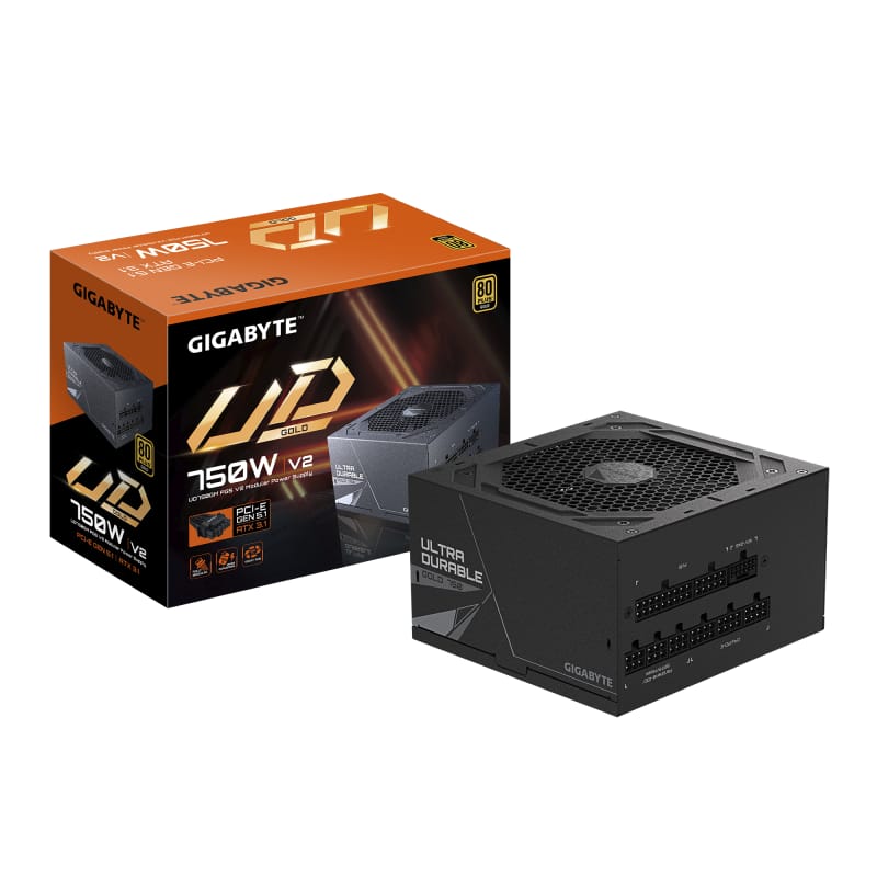 Sursă Gigabyte UD750GM PG5 V2 750W 80 Plus Gold Modulară - imagine 2