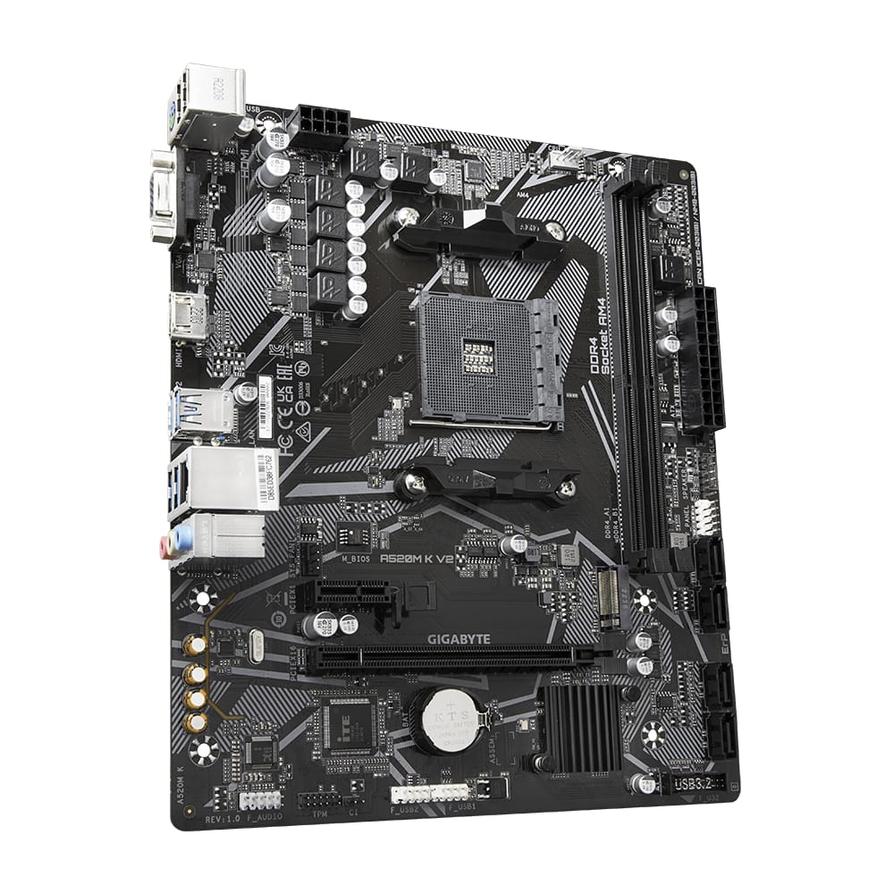 Placa de Baza Gigabyte A520M K V2 AM4 mATX - Performanta - imagine 7