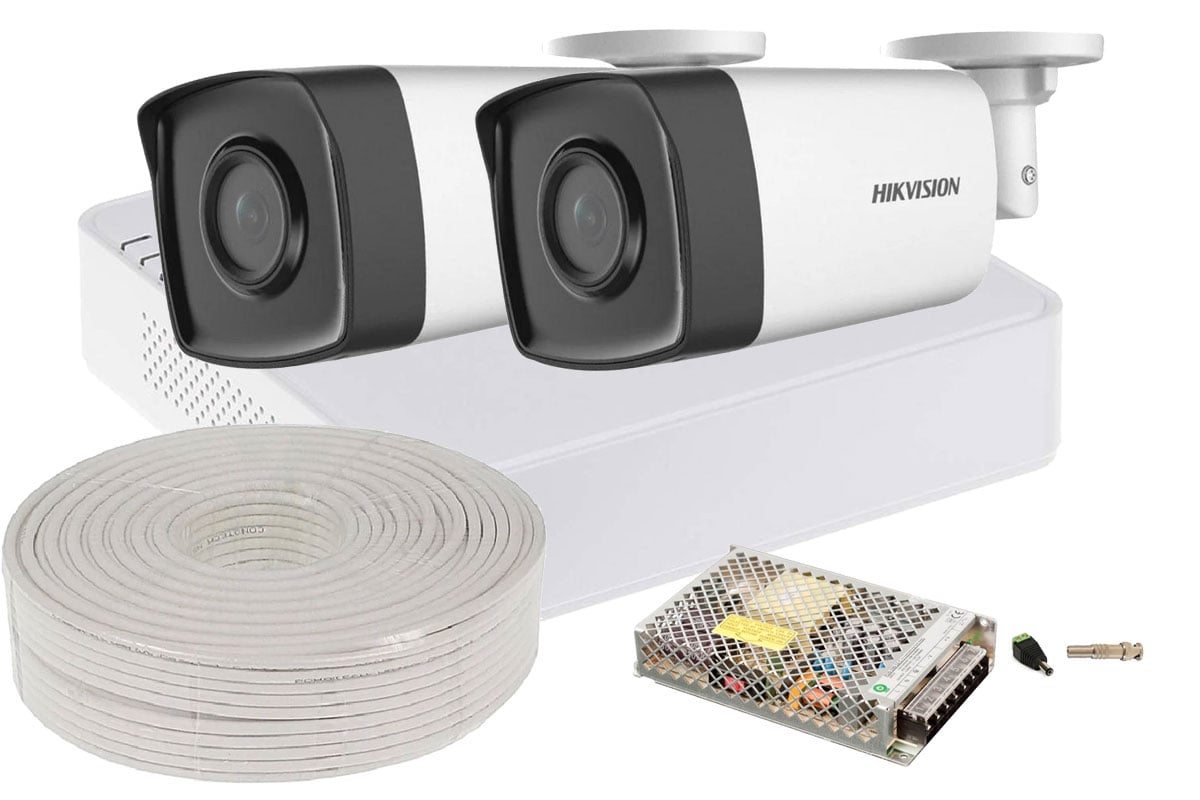 Kit Supraveghere Hikvision 2MP Full HD IR 40m