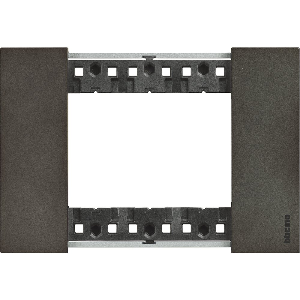 Rama Bticino Living Now, 3 Module, Space, Zamac - imagine 1