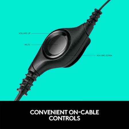 Căști Logitech H390 USB cu Microfon Cancel Noise - Negru - imagine 8