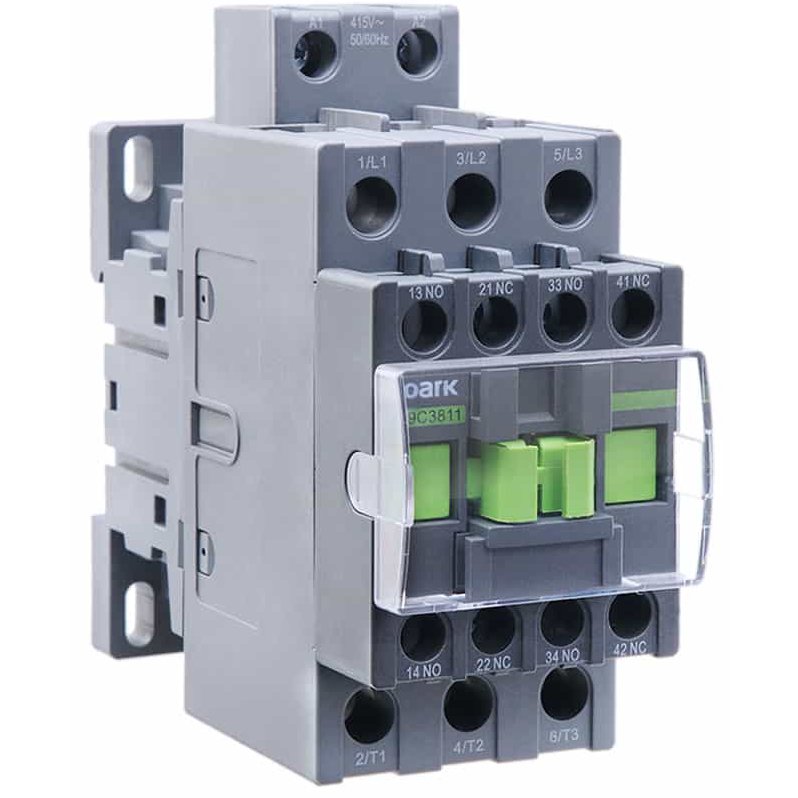 Contactor Noark 25A, 11 kW, 230VAC, 1ND+1NI
