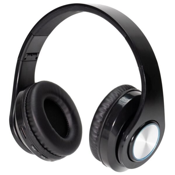 Căști Wireless Bluetooth 5.0 RGB Spacer SPBH-CRYSTAL Negru - imagine 1