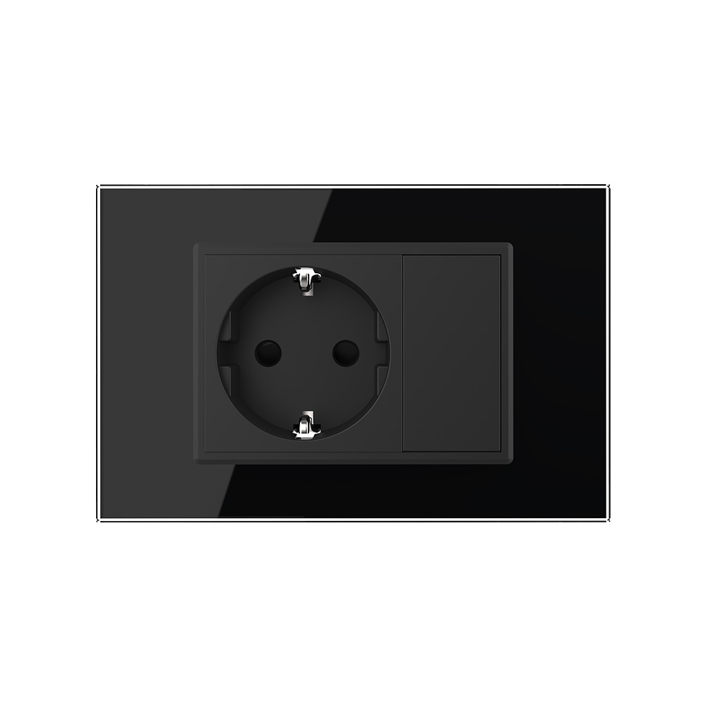 Priza Livolo cu Rama Sticlă 3M, Standard Italian - imagine 7