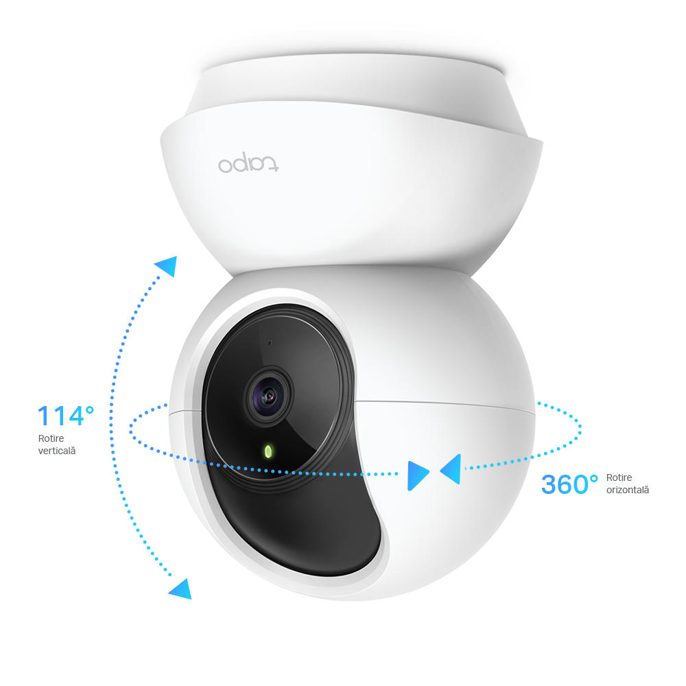 Camera Supraveghere WiFi TP-Link Tapo C210 - 3MP, Panoramare 360° - imagine 2