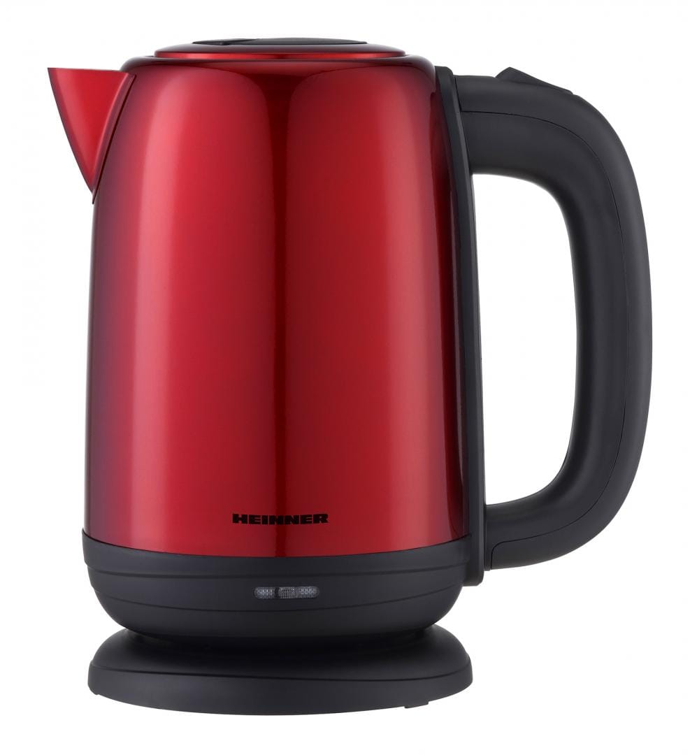 Fierbător Electric Heinner 1.7L 2200W Inox Roșu - imagine 3