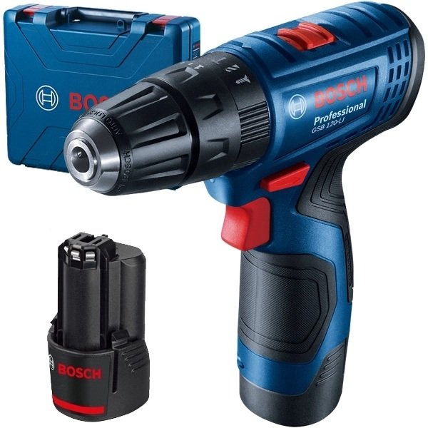 Bosch GSB 120-LI, 12V, 2 x 2Ah
