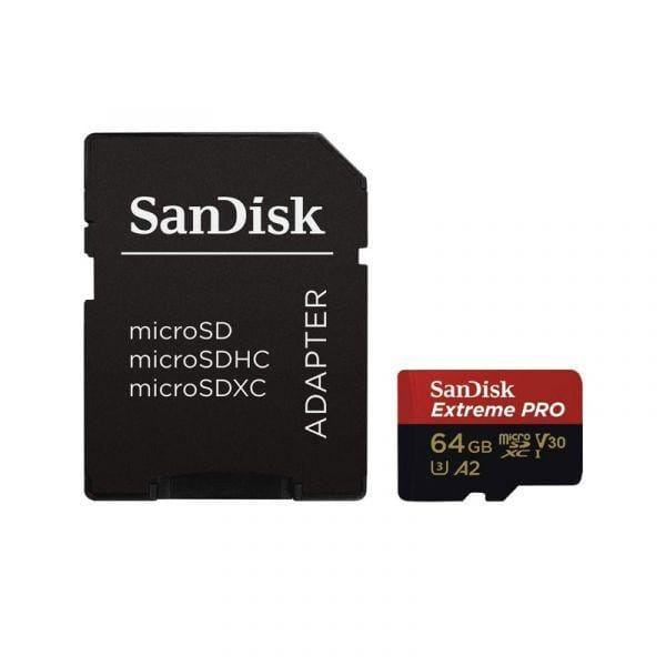 Card MicroSD SanDisk Extreme 64GB, pana la 170 MB/s