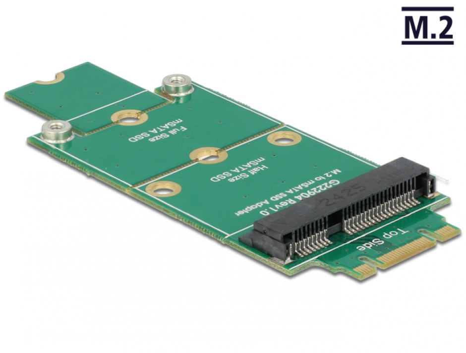 Adaptor mSATA la M.2 NGFF Delock 62591