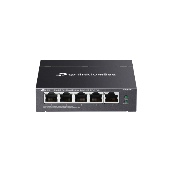 Switch TP-LINK DS105GP 5-Port Gigabit PoE+ 65W - imagine 3