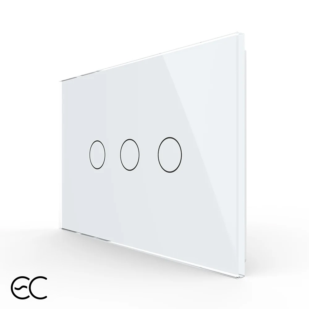 Intrerupator Triplu Touch Livolo ZigBee Sticla