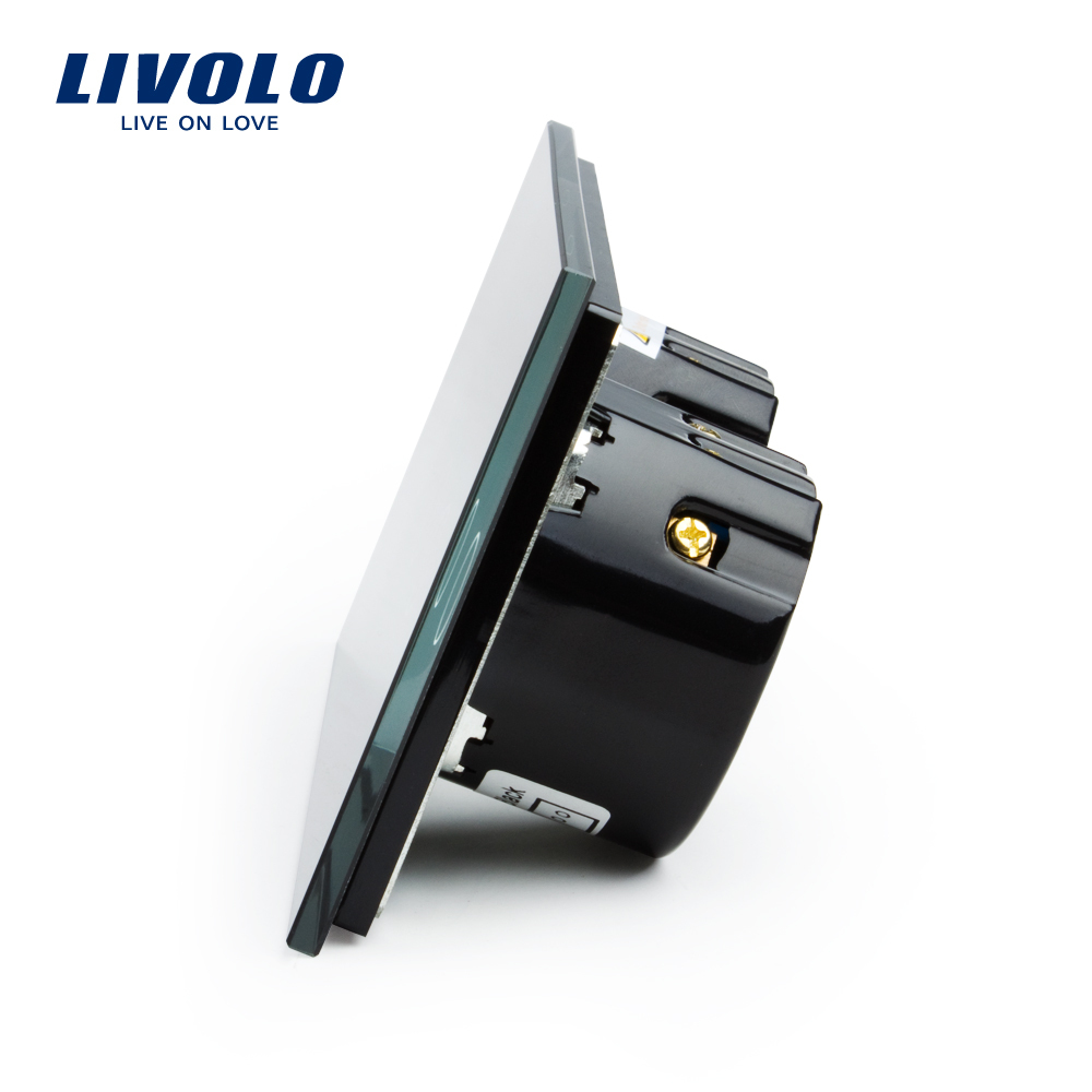 Intrerupator Touch Livolo Dublu+Simplu Sticla - imagine 8