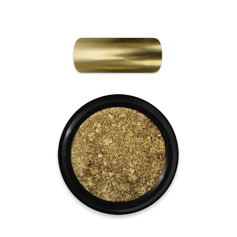 Praf Pigment Mirror Gold Nailshop - Efect Oglindă