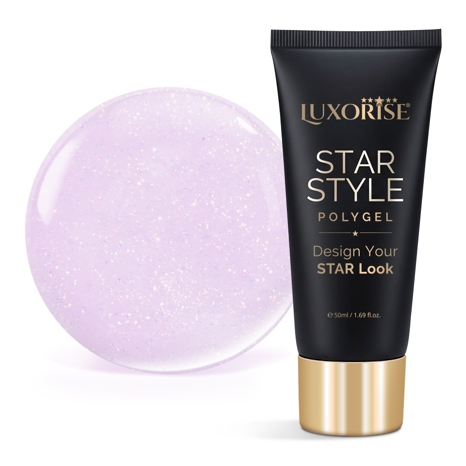 Polygel LUXORISE STAR STYLE - STAR PINK Collection, Pink Pop, 50ml