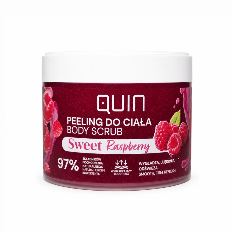 Sweet Raspberry QUIN Fruit Line Body Scrub 350 ml