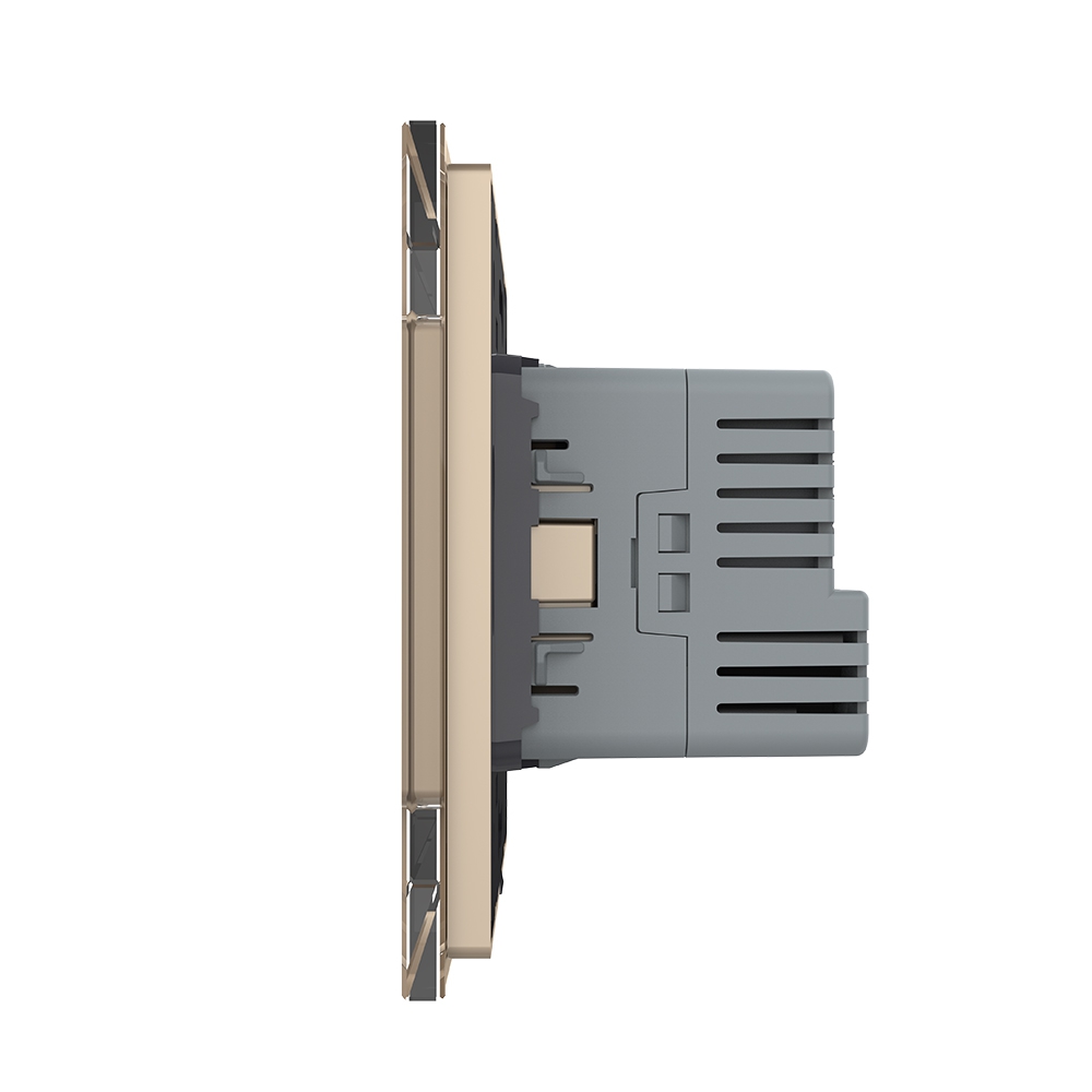 Priza Schuko + USB-C LIVOLO, Sticlă, 16A - imagine 11